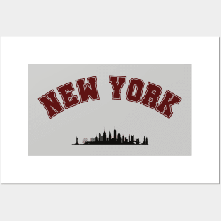 New York Skyline Posters and Art